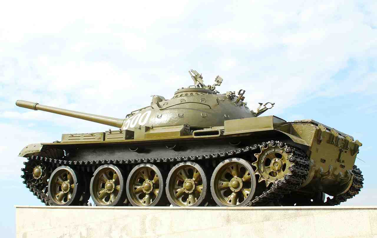 russe réservoir, t-55, les chenilles